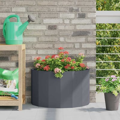 vidaXL Plantenbak Antraciet 60 x 30 x 35 cm Staal