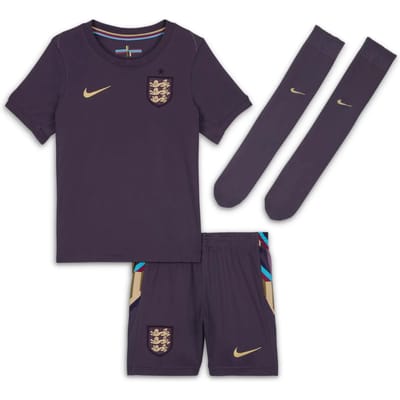Nike England 24/25 Junior Away T-shirt Met Korte Mouwen Paars 13-15 Years Kinderen