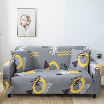 Bloemenprint Bankhoes Voor Woonkamer Kussenovertrekken Bankhoes Katoen Elastisch Bankhoes Bank Handdoek Stoelbeschermer 1 st 1-seater 90-140cm