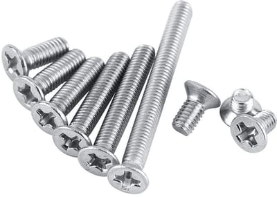 Dailygoods- Machineschroeven 100 Stuks - M3 Pan Head - Roestvrij Staal 304 - Verzonken Schroef - Bevestiging - Professionele Kwaliteit - Bevestigingsschroeven