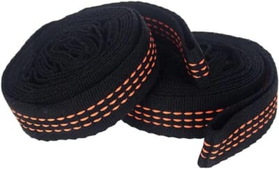 Hangbed Riemen - Schommel Ophanging - Buiten Ontspannen - Zware Belasting - 600 LBS Capaciteit - Blauw Wit Oranje