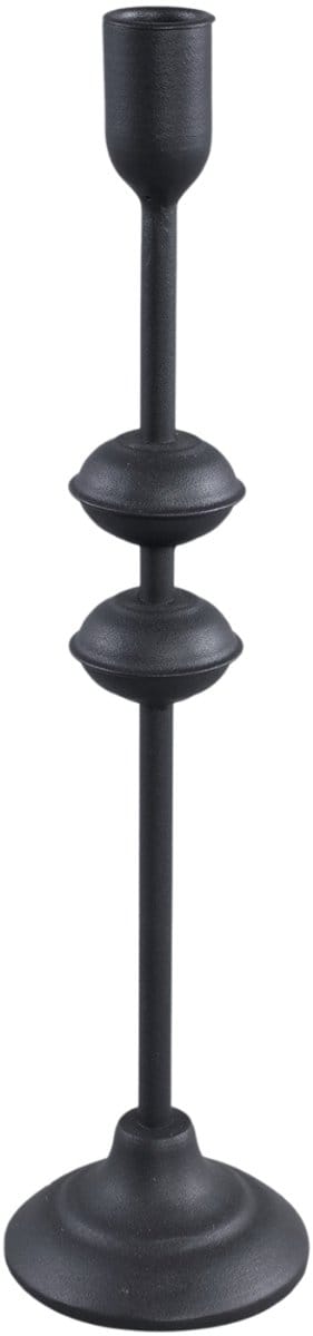 PTMD Ciba Kandelaar - 40 x 21 x 40 cm - Ijzer - Zwart