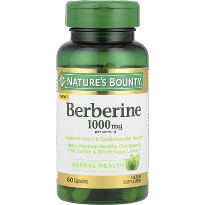 Nature's Bounty, Berberine, 60 capsules (500 mg per capsule)