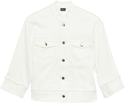 s.Oliver  Jackets Indoor White Taglia: 34 | Giacche di jeans Outlet | Donna | Bianco