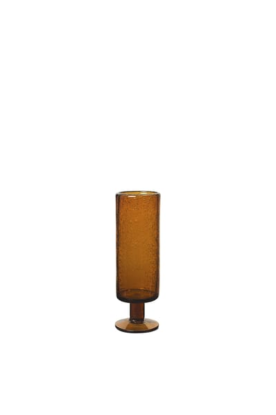 Ferm Living Oli Champagner Flute - amber