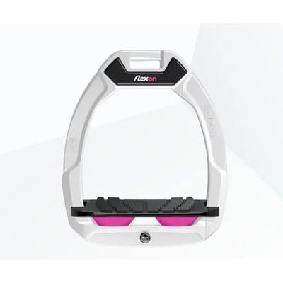 Veiligheidspalieten voor het paardrijden Ingebouwd Grip Wit/Zwart/Roze Flex-On Safe-On