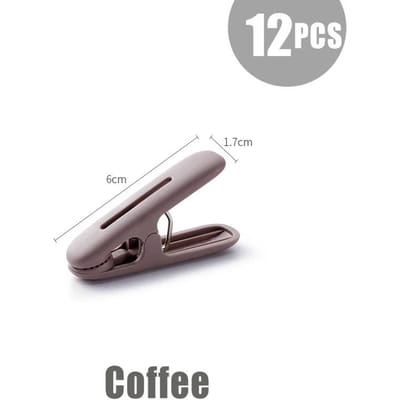12 stuks/pak plastic wasknijpers wasklemmen multifunctionele winddichte handdoeken sokken wasknijperhangers koffie