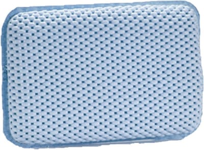 Berilo Badkussen anti-slip - blauw - 29 cm - nekkussen voor in bad - relax kussen
