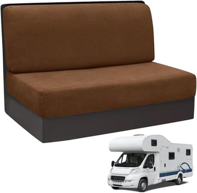 Set van 2 Wasbare Kussenslopen voor Caravan en Sofa met Tension Brackets, Ideaal voor Reiscomfort en Bescherming van Stoelen
