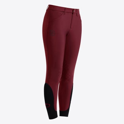 Cavalleria Toscana Unisex Riding Breeches Kids 152 (12 years) Bordeaux