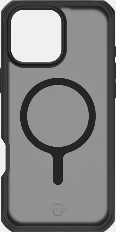 ITSKINS Hoesje geschikt voor Apple iPhone 16 Pro Max MagSafe Telefoonhoesje Hardcase | ITSKINS Level 2 HybridMagFrost R Backcover Shockproof | Geschikt voor MagSafe | Geschikt voor Draadloos Opladen met Magnetische Ring | Geschikt voor MagSafe Case -