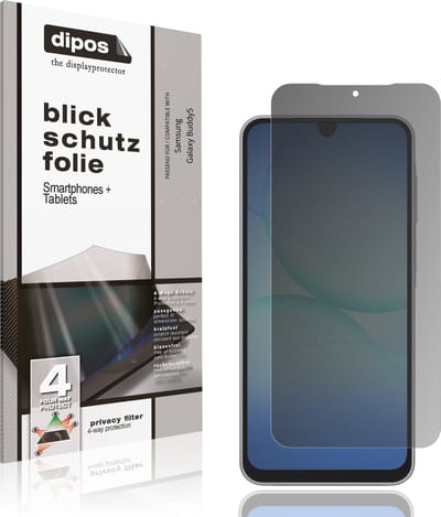 dipos – Matte Privacy Screenprotector geschikt voor Samsung Galaxy Buddy5 | Anti-Spy Beschermfolie