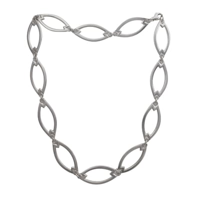 AuBor ®. Collier. Zilver. Oormerk van het rendier.