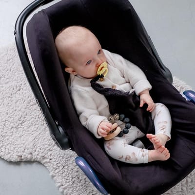 Wallabiezzz Speendoekje - Speenknuffel - Baby - Zwart