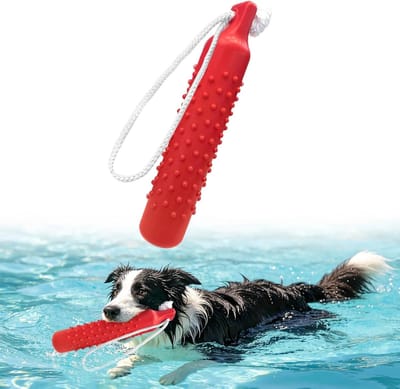 Daity Hondenspeelgoed voor in het zwembad - 27 cm - Groot trainingskussen voor apporteren - Speelgoed voor in het zwembad om mee te trekken en te spelen - Geschikt voor grote/extra grote/retrievers