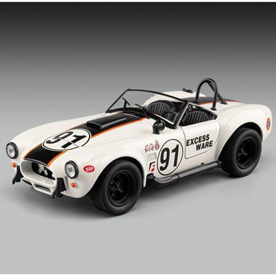 1:22 Shelby Cobra 427 S/C Legering Sportwagen Model Diecast Metaal Klassiek Retro Raceauto Voertuigen Model Geluid Licht Kinder Speelgoed Cadeau