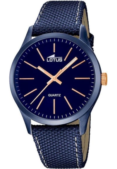 Lotus 18166/2 Smart Casual - polshorloge -staal - zilverkleurig - Ø 43mm