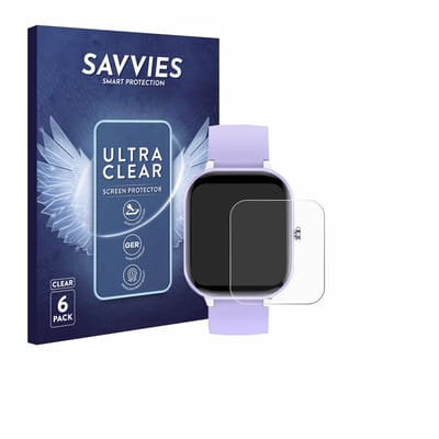 Savvies - Screenprotector voor Hengto H39 Plus 1.4" - Folie Beschermfolie transparant 6 Stuks