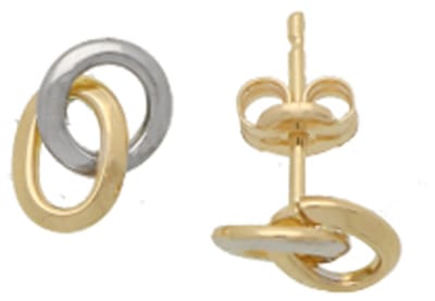 Glow 206.5109.00 Oorknoppen Goud 8x5,7mm Geen edelsteen