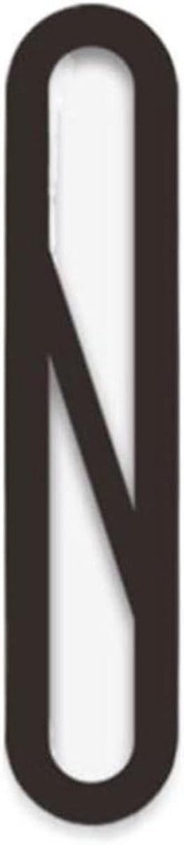 Huisnummer Plaat - Adresbord Deur - Huis Identificatie - Weerbestendig Acryl - 10x2cm - Zwart