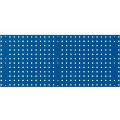 Bodempaneel Perfo 1050, gatgrootte 9,2 x 9,2 mm, B 1050 x D 13 x H 457 mm, plaatstaal met poedercoating, gentiaanblauw RAL 5010