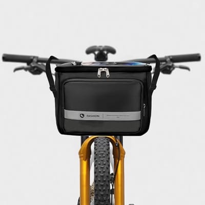 Waterproof Bicycle Handlebar Bag with Touch Screen
