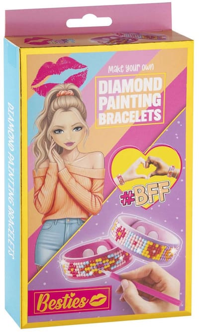 Creative Craft Group Besties Diamond Painting Bracelets 2pcs.
