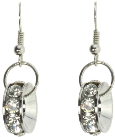 Behave - Oorhangers rond steentje - Elegant voor diner of avondlook