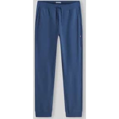 regular fit sweatbroek van puur katoen met labelopschrift