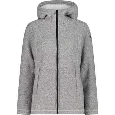 Dames fleece met capuchon CMP