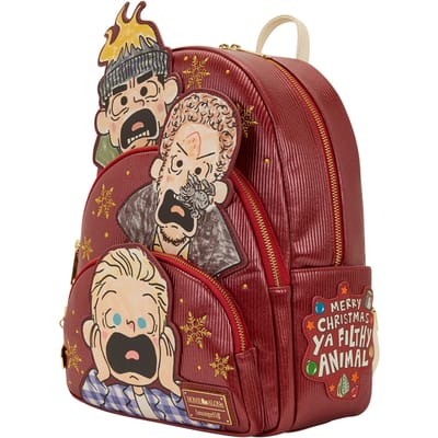 Loungefly Home Alone Triple Pocket Mid-Size Backpack