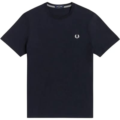 Fred Perry - Crew Neck T-Shirt - Navy T-shirt-L