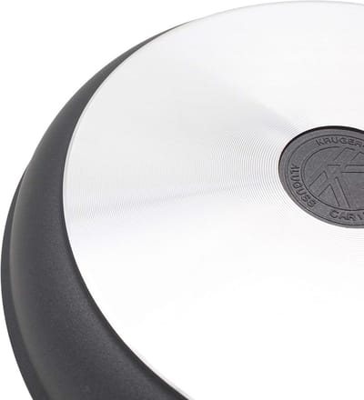 Diepe Braadpan van Gietaluminium - 24 cm - Anti-aanbaklaag - Geschikt voor Alle Kookplaten Behalve Inductie
