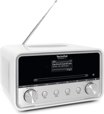 TechniSat DIGITRADIO 586 internetradio met DAB+ - Wit/Zilver