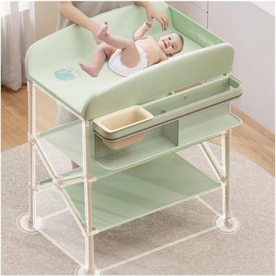 Draagbare Verschoontafel - Baby Verzorgingstafel - Baby Verzorgen - Opvouwbaar Ontwerp - 50 g - Grijs