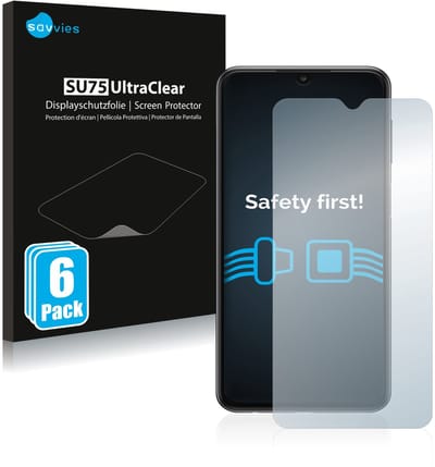 Savvies - Screenprotector voor Samsung Galaxy A23 - Folie Beschermfolie transparant 6 Stuks