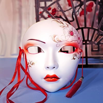 Masque de Fête Cosplay Masque Anime Accessoires de Costume Masque de Carnaval Halloween Décoration DIY Décorations de Fête Jeu de Rôle