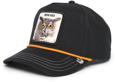 Goorin Bros. Wise Owl 100 Twill Trucker cap - Black