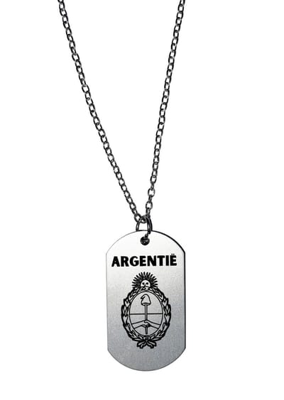 Akyol - argentinië ketting - Piloot - argentinië cadeau - beste land - leuk cadeau voor je vriend om te geven