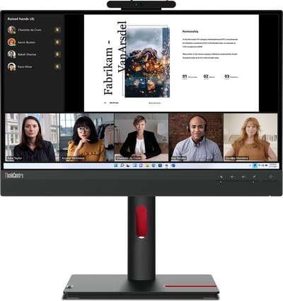 Lenovo ThinkCentre Tiny-In-One 22 computer monitor 54,6 cm (21.5") 1920 x 1080 Pixels Full HD LED Touchscreen Zwart