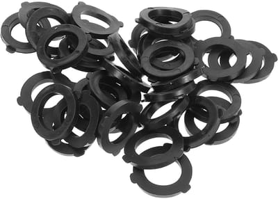 Slang Ring Set - Waterslang Pakkingen - Lekkages Repareren - Duurzaam Rubber - 50 Stuks - Zwart