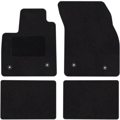 Vloermatten - BMW - X3 G01 - Zwart velours - 4 stuks - Antislip en waterdicht