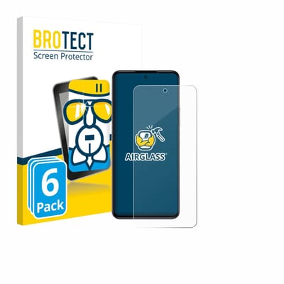 Screenprotector 6 Stuks voor realme P4x 5G Beschermglas transparant