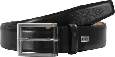 LLOYD Leren Riem Leather Belt W110 Black Zwart