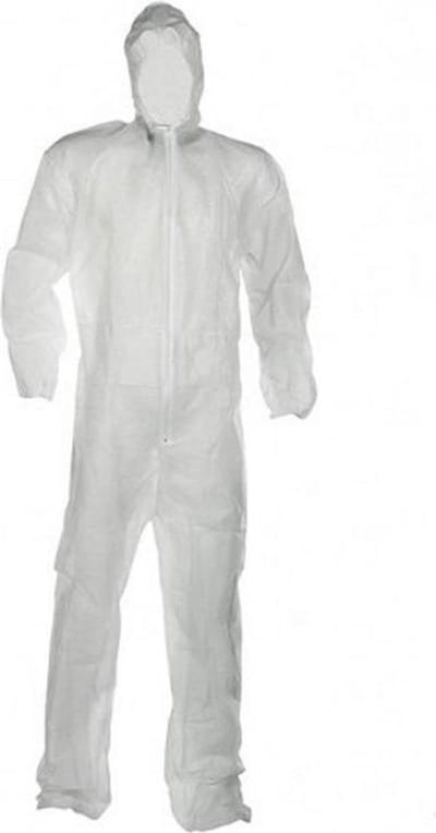 *** 5x Wegwerp Overal - Bescherm Pak - Spuit Overal - Disposable Werkoverall - van Heble® ***