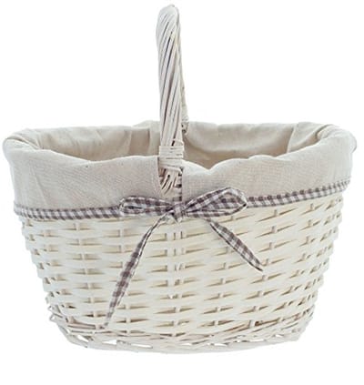 Strijkmand Liefdeshart - Romantische Stijl - 36 x 27 x 20 cm