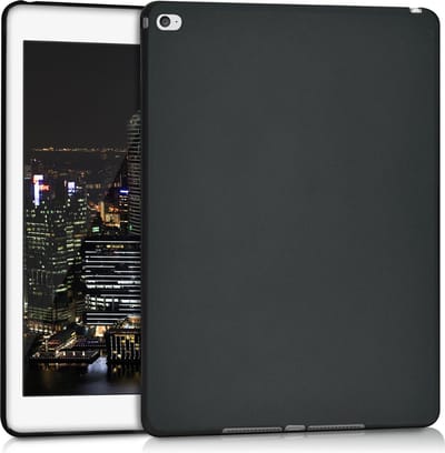 kwmobile Hoes geschikt voor Apple iPad Air 2 - Siliconenhoes voor tablet in mat zwart - Tablet cover