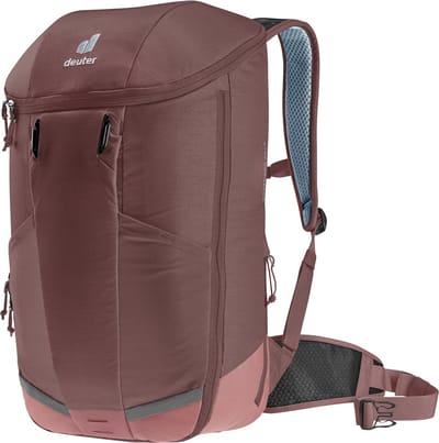 deuter Vrije tijd rugzak Rugzak met laptopvak Rotsoord 25 + 5 Raisin - Caspia Bruine