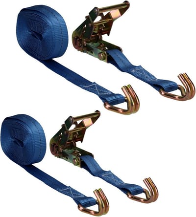 2x Spanband Set Ratelband 8 Meter x 25mm Sterk tot 400kg Veilige Bevestiging