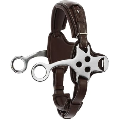 Paardenleder neusriem Norton Hackamore